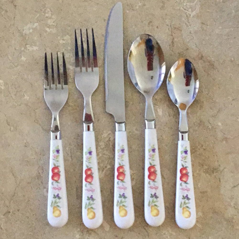 Vintage Corelle Stainless Flatware set, 20pc